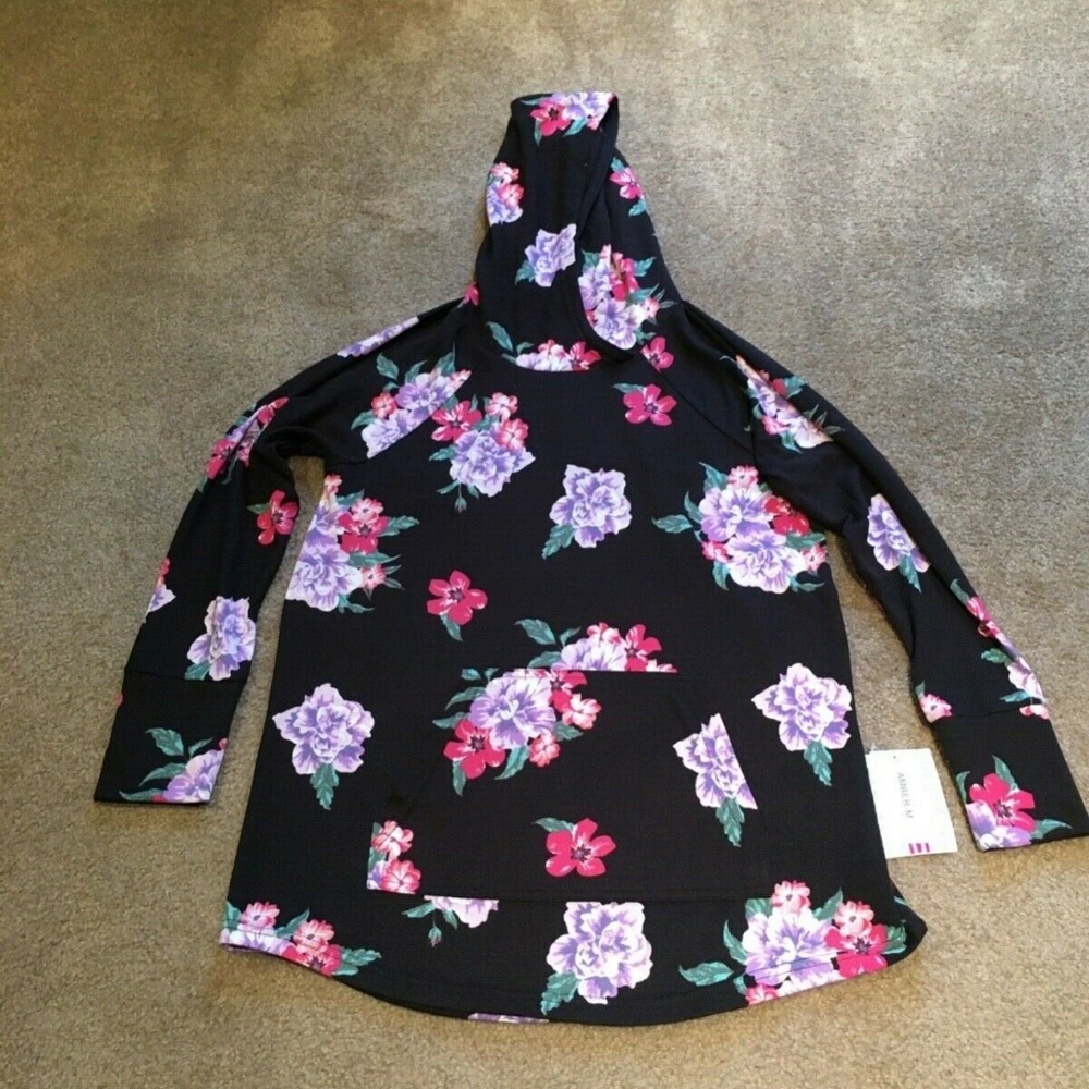 NWT LuLaRoe Amber Hoodie - Floral